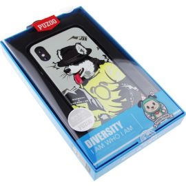 Купить Чехол-накладка PUZOO TPU Case with UV Printing Hip Hop iPhone X RAP Alaskan Grey, фото , характеристики, отзывы