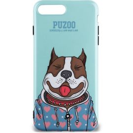 Купить Чехол-накладка PUZOO TPU Glossy Shiny Powder Art dog iPhone 7 Plus/8 Plus Green Baby, фото , характеристики, отзывы