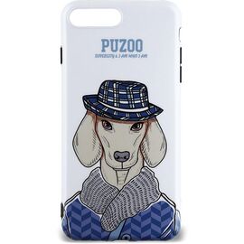 Купить Чехол-накладка PUZOO TPU Glossy Shiny Powder Art dog iPhone 7 Plus/8 Plus White Ravan, фото , характеристики, отзывы