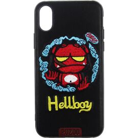 Купить Чехол-накладка PUZOO TPU+TPU with stitchwork craft Star show iPhone X Black Hellboy, фото , характеристики, отзывы