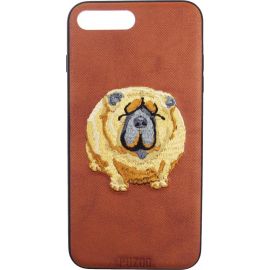 Купить Чехол-накладка PUZOO TPU+TPU with stitchwork craft Ballon Dog iPhone 7 Plus/8 Plus Brown, фото , характеристики, отзывы