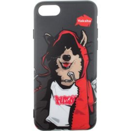 Купить Чехол-накладка PUZOO TPU Glossy Surface IMD Hip Hop iPhone 7/8/SE 2020 MC Husky Black, фото , характеристики, отзывы