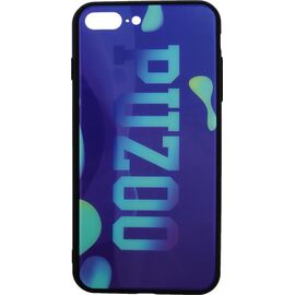 Купить Чехол-накладка PUZOO Glass Printing with TPU Visions iPhone 7 Plus /8 Plus Purple, фото , характеристики, отзывы