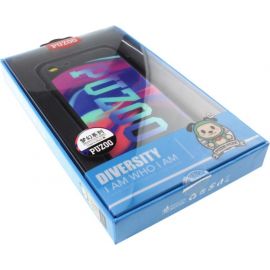 Купить Чехол-накладка PUZOO Glass Printing with TPU Visions iPhone 7/8/SE 2020 Black, фото , характеристики, отзывы