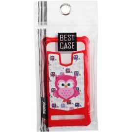 Придбати Чехол-накладка TOTO Universal TPU case with image 5,5" Owl Red, image , характеристики, відгуки