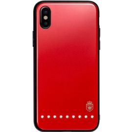 Купить Чехол-накладка Remax Batili Series Glass Case Apple iPhone X Red, фото , характеристики, отзывы