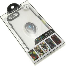 Придбати Бампер SHENGO SG185 Soft TPU+PC 5 Papers inside Kickstand Cover IPhone 7 Plus/8 Plus Mix, image , характеристики, відгуки