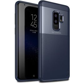 Купить Чехол-накладка Ipaky Elegant Grid Design TPU Hybrid Case Samsung Galaxy S9 Plus G965F Blue, фото , характеристики, отзывы