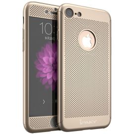 Купить Чехол-накладка Ipaky 360°Protection PC Case with heat-dissipation design iPhone 7 Gold, фото , характеристики, отзывы