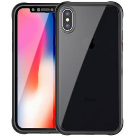 Купить Чехол-накладка Ipaky 360° TPU Border+Transparent PC back iPhone X Black, фото , характеристики, отзывы