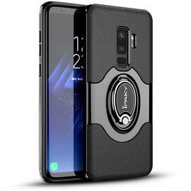 Придбати Чехол-накладка Ipaky 360° Free Rotation Ring Holder case Samsung Galaxy S9 G960F Black, image , характеристики, відгуки