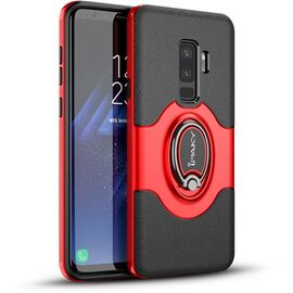Придбати Чехол-накладка Ipaky 360° Free Rotation Ring Holder case Samsung Galaxy S9 Plus G965F Red, image , характеристики, відгуки