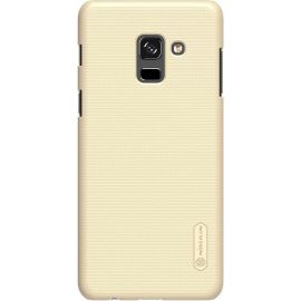 Купить Чехол-накладка Nillkin Super Frosted Shield Samsung Galaxy A8 Plus 2018 SM-A730 Gold, фото , характеристики, отзывы