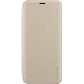 Купить Чехол-книжка Nillkin Sparkle Leather Case Samsung Galaxy S9 Gold, фото , характеристики, отзывы