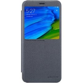 Купить Чехол-книжка Nillkin Sparkle Leather Case Xiaomi Redmi Note 5 Black, фото , характеристики, отзывы
