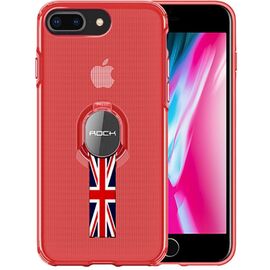 Придбати Чехол-накладка Rock TPU+PC MOC Pro Series Protection Case Apple iPhone 8 Plus Trans-Red, image , характеристики, відгуки