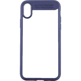 Купить Чехол-накладка Rock TPU+PU Clarity Series Case Apple iPhone X Blue, фото , характеристики, отзывы