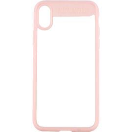 Придбати Чехол-накладка Rock TPU+PU Clarity Series Case Apple iPhone X Pink, image , характеристики, відгуки