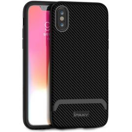 Купить Чехол-накладка Ipaky Bumblebee Series/PC Frame With TPU Case Apple iPhone XS Gray, фото , характеристики, отзывы