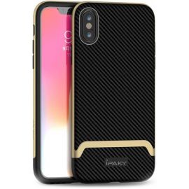 Купить Чехол-накладка Ipaky Bumblebee Series/PC Frame With TPU Case Apple iPhone XS Gold, фото , характеристики, отзывы