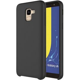 Купить Чехол-накладка TOTO Liquid Silicone case Samsung Galaxy J6 2018 Black, фото , характеристики, отзывы
