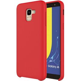 Купить Чехол-накладка TOTO Liquid Silicone case Samsung Galaxy J6 2018 Red, фото , характеристики, отзывы