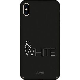 Купить Чехол-накладка PUMP Tender Touch Case for iPhone X/XS Black&White, фото , характеристики, отзывы