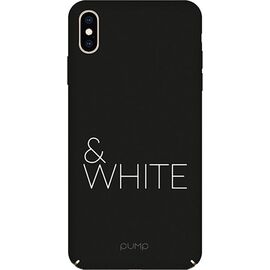 Купить Чехол-накладка PUMP Tender Touch Case for iPhone XS Max Black&White, фото , характеристики, отзывы