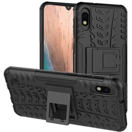 Придбати Чехол-накладка TOTO Dazzle Kickstand 2 in 1 Case Samsung Galaxy A10 Black, image , характеристики, відгуки