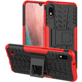 Придбати Чехол-накладка TOTO Dazzle Kickstand 2 in 1 Case Samsung Galaxy A10 Red, image , характеристики, відгуки