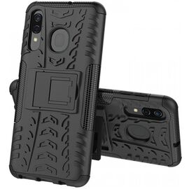 Придбати Чехол-накладка TOTO Dazzle Kickstand 2 in 1 Case Samsung Galaxy A20/A30 Black, image , характеристики, відгуки