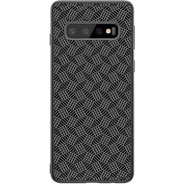 Придбати Чехол-книжка Nillkin Synthetic Fiber Case Samsung Galaxy S10 Black, image , характеристики, відгуки