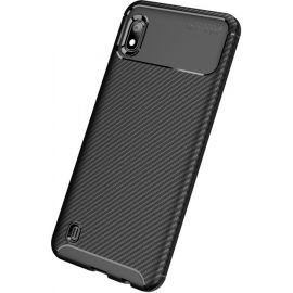 Купить Чехол-накладка TOTO TPU Carbon Fiber 1,5mm Case Samsung Galaxy A10 Black, фото , характеристики, отзывы