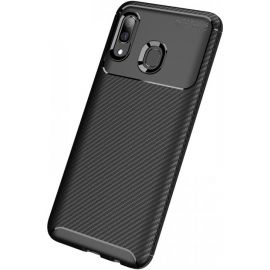 Купить Чехол-накладка TOTO TPU Carbon Fiber 1,5mm Case Samsung Galaxy A30 Black, фото , характеристики, отзывы