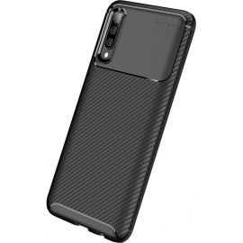 Придбати Чехол-накладка TOTO TPU Carbon Fiber 1,5mm Case Samsung Galaxy A30s/A50/A50s Black, image , характеристики, відгуки