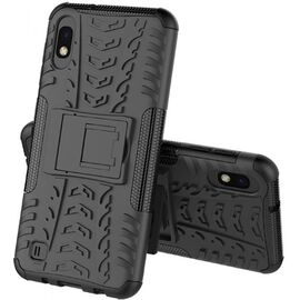 Купить Чехол-накладка TOTO Dazzle Kickstand 2 in 1 Case Samsung Galaxy M10 Black, фото , характеристики, отзывы