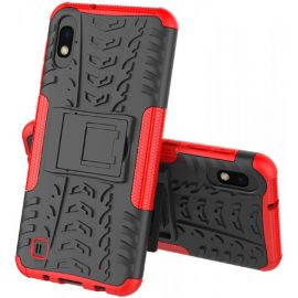 Придбати Чехол-накладка TOTO Dazzle Kickstand 2 in 1 Case Samsung Galaxy M10 Red, image , характеристики, відгуки