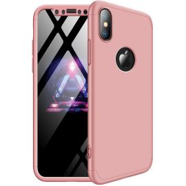 Купить Чехол-накладка GKK 3 in 1 Hard PC Case Apple iPhone X Rose Gold, фото , характеристики, отзывы