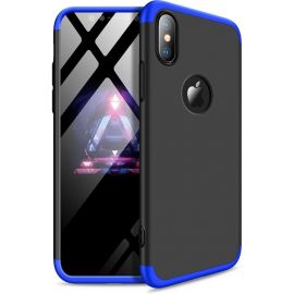 Купить Чехол-накладка GKK 3 in 1 Hard PC Case Apple iPhone XS Blue/Black, фото , характеристики, отзывы