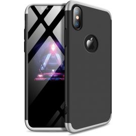 Купить Чехол-накладка GKK 3 in 1 Hard PC Case Apple iPhone XS Silver/Black, фото , характеристики, отзывы