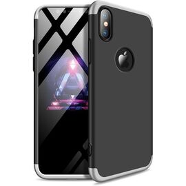 Купить Чехол-накладка GKK 3 in 1 Hard PC Case Apple iPhone XS Max Silver/Black, фото , характеристики, отзывы