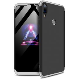 Купить Чехол-накладка GKK 3 in 1 Hard PC Case Huawei Y7 2019 Silver/Black, фото , характеристики, отзывы