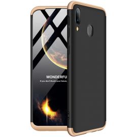 Купить Чехол-накладка GKK 3 in 1 Hard PC Case Samsung Galaxy M20 Gold/Black, фото , характеристики, отзывы