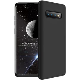 Придбати Чехол-накладка GKK 3 in 1 Hard PC Case Samsung Galaxy S10+ Black, image , характеристики, відгуки