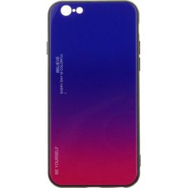 Придбати Чехол-накладка TOTO Gradient Glass Case Apple iPhone 6/6S Lilac, image , характеристики, відгуки