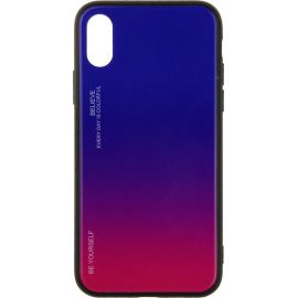 Придбати Чехол-накладка TOTO Gradient Glass Case Apple iPhone X/XS Lilac, image , характеристики, відгуки