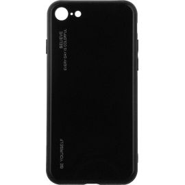 Купить Чехол-накладка TOTO Gradient Glass Case Apple iPhone 7/8/SE 2020 Black, фото , характеристики, отзывы