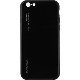 Купить Чехол-накладка TOTO Gradient Glass Case Apple iPhone 6/6S Black, фото , характеристики, отзывы