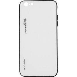 Придбати Чехол-накладка TOTO Gradient Glass Case Apple iPhone 6 Plus/6S Plus White, image , характеристики, відгуки