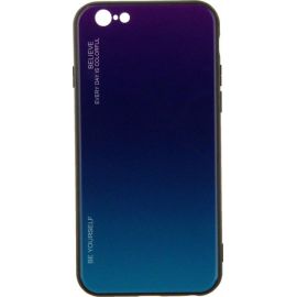 Придбати Чехол-накладка TOTO Gradient Glass Case Apple iPhone 6/6S Purple, image , характеристики, відгуки